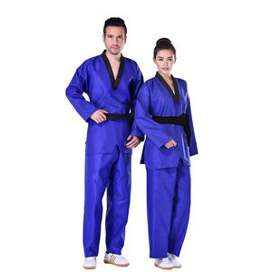 Trajes de Karate Unisex de Último Diseño, Color Azul, 450 Gsm, Kimono de BJJ con Estampado Digital, Lavado, de Alta Calidad, Traje de Competición - Product Image 3