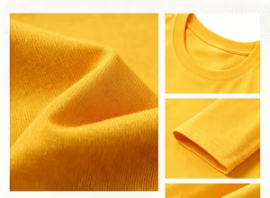 เสื้อยืดคอกลมแขนสั้นสีพื้นสำหรับเด็กผู้ชาย - Product Image 3