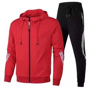 FuturesKing Intl Girls' Teenagers 100% Cotton Breathable 2-in-1 Hooded Drawstring Casual Fleece Full-Length Jogging Tracksuit - Product Image 4