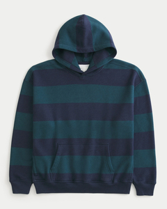 New 2026 Unisex Regular Fit Hooded <b>Sweatshirt</b> Green <b>Navy</b> Blue Solid Pullover Front Pocket Polyester/Cotton Windproof Hoodie - Product Image 6