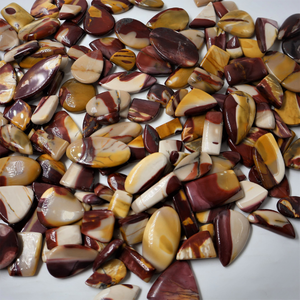 Cristal Rojo Mookaite Natural de Alta Calidad, Cabujón Ovalado, Corte Artesanal, Colgante, Perla Suelta para Joyería, Pulido a Mano, Efecto de Color - Product Image 4