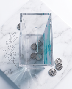 Hucha Rectangular de Acrílico para Tzedakah, Elegante y Ecológica, Cajas de Donación Judaicas al por Mayor para Regalos - Product Image 3