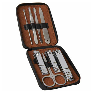 Kit de manucure et pédicure avec outils complets pour le soin des ongles dans un étui portable en cuir PU pour homme et femme, kit de manucure de luxe - Product Image 4
