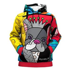 Sudadera con Capucha para Hombre, Estampado por Sublimación con Diseño de Corazón, Tejido de Poliéster, Estilo Urbano Otoñal - Product Image 4