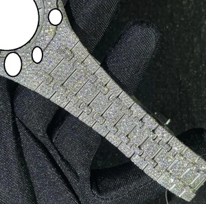 Reloj de Lujo de Acero Inoxidable, Redondo, Analógico, de Cuarzo, con Esfera de Zafiro, Luminoso, con Cierre Plegable, Diseño Moderno - Product Image 4