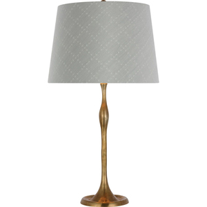 Lampe de table classique en métal doré avec abat-jour en tissu plissé, finition laiton antique, lampe de chevet décorative pour la décoration d'hôtel - Product Image 4