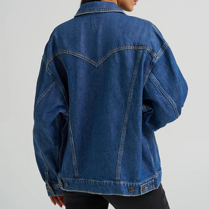 Chaqueta Vaquera Vintage Lavada para Hombre y Mujer, Estilo Americano, con Bordado de Letras 'Old Star', Botones, Holgada, Informal, a la Moda y Combinable con Todo - Product Image 2