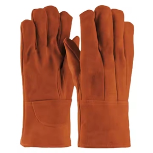 Equipo de Protección Personal, Guantes de Seguridad de Cuero Vacuno, Guantes de Soldadura Resistentes al Calor, Guantes de Uso General Resistentes a Desgarros - Product Image 6