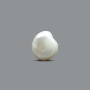 Loose 6.4 Carat Handcrafted Keshi Pearl-8mm Natural Freshwater Pink Gemstone for Jewelry Making - Product Image 2