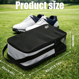 Multi Compartment Zip Closure Travel <b>Golf</b> Shoes Bag Comfortable Handle <b>Golf</b> Shoes Bags In Bulk Quantity - Product Image 3
