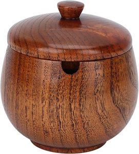 Natural Wooden Container Budget Friendly Stylish Storage <b>Box</b> for Sugar Tea Coffee and Kitchen Organization - Product Image 6