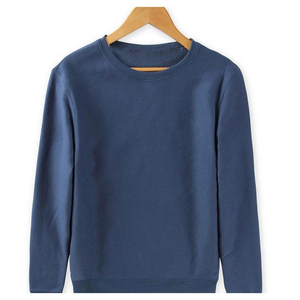 Sweat-shirt unisexe surdimensionné épais, col rond brodé sur mesure, pulls d'hiver pour hommes, techniques de teinture unie - Product Image 6