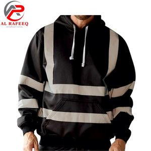 Sudadera de Seguridad de Alta Visibilidad Personalizada al Por Mayor, Sudadera Ligera Reflectante de Alta Visibilidad para Trabajadores Unisex - Product Image 4