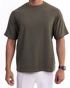 บริการ OEM แบบกำหนดเอง เสื้อยืดแฟชั่นดีไซน์ทันสมัยสำหรับผู้ชายและผู้หญิง เสื้อยืดแขนสั้นสำหรับฤดูร้อน แห้งเร็ว ระบายอากาศได้ดี - Product Image 1
