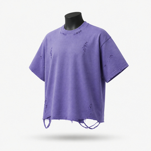 เสื้อยืดผู้ชายแขนสั้นผ้าฝ้าย 100% คุณภาพสูง ระบายอากาศได้ดี เป็นมิตรกับสิ่งแวดล้อม พิมพ์ลายดิจิตอลด้านหน้า ไม่หดตัว - Product Image 4