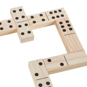 Gioco Torre di Blocchi Medio con 54 Blocchi in Legno di Pino, Giocattolo Impilabile con Borsa per il Trasporto e Tabellone Segnapunti - Product Image 6