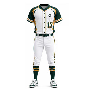 Ensemble de maillot et pantalon de baseball personnalisés pour hommes, légers et performants, pour les entraînements, les tournois et les matchs de club - Product Image 1