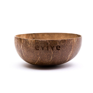 ชุดชามมะพร้าวธรรมชาติรักษ์โลกและช้อนไม้ ทำด้วยมือ สำหรับสลัด สมูทตี้ อะไซอิโบวล์ ตกแต่งห้องครัว รับผลิตแบบ OEM/ODM - Product Image 1