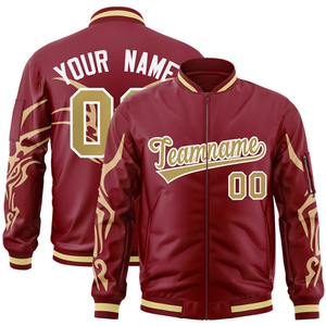 Veste universitaire pour hommes, veste de baseball personnalisée, veste letterman, patch en chenille, manches en cuir, fabrication OEM ODM sous marque privée - Product Image 3