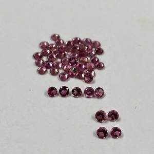 4.5mm Natural Pink <b>Tourmaline</b> Faceted Round Brilliant Cut Loose Gemstones Certified <b>Tourmaline</b> Jewelry Online Wholesale Supplier - Product Image 1