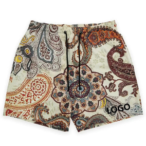 Shorts de sport respirants pour hommes, style streetwear, personnalisables, à motif uni, impression numérique, service OEM, prix de gros, 100% personnalisable - Product Image 4