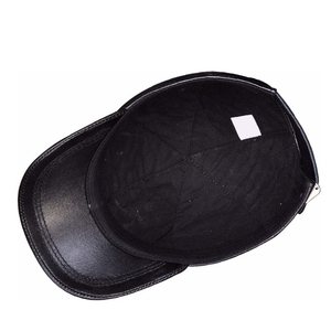 Gorras de Béisbol de Cuero Genuino Jimieson de Alta Calidad Personalizadas, Gorras para Adultos con Bordado 3D, Diseño de Logotipo Curvo y Hebilla Metálica - Product Image 2