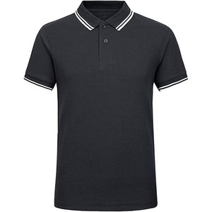 Polo de Manga Corta Blanco para Hombre, 100% Algodón, Tela Oxford, Transpirable, Color Sólido, Corte Regular - Product Image 2