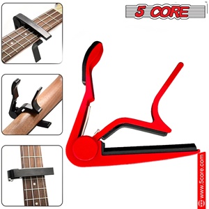 Capo de 5 clavijas para guitarra electroacústica, 4 piezas, clip Kapo de 6 cuerdas para banjo, mandolina, ukelele - Product Image 6