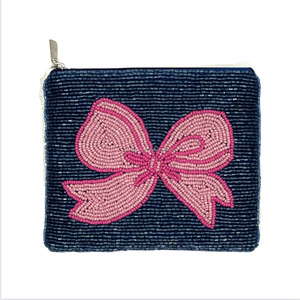 Bolso de mano con lazo de cuentas hecho a mano, bordado de flores, cremallera con diseño de caramelo, para fiesta de noche, boda, moda, tamaño personalizado, venta al por mayor, regalo de lujo - Product Image 1