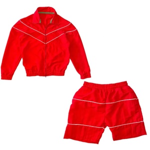 Conjunto de Chándal Cortavientos Transpirable Impermeable Ligero con Capucha y Pantalones Cortos para Hombre, Estampado Animal/Liso, Venta al por Mayor Personalizada - Product Image 3