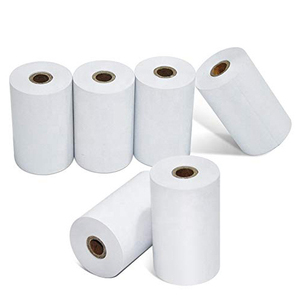 Etiqueta Térmica Directa 55gsm 65gsm Papel Térmico Semibrillante Rollo Jumbo de Papel Materia Prima - Product Image 1