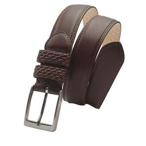 Cinturón Formal de Cuero Genuino 100% para Hombre, Última Llegada, Hecho a Medida, Piel de Vaca Auténtica, Hebilla de Acero Resistente, Ecológico - Product Image 5