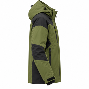 Conjunto de Traje de Esquí Personalizado de 2 Piezas para Hombre, Chaqueta de Esquí Alpina con Capucha Impermeable y Cortavientos de 3 Capas y 10,000 mm, y Pantalones de Nieve - Product Image 3