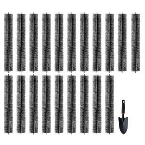 Spazzola per la pulizia delle grondaie da 60 piedi di lunghezza totale e 5,25 pollici di diametro, protezione per foglie a livello del terreno, accessorio per attrezzi da giardino da 5 pollici - Product Image 1