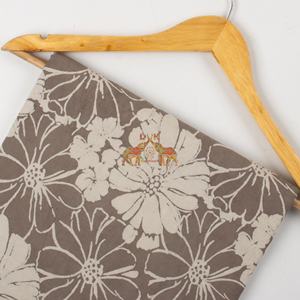 Tela de Algodón Orgánico Puro de Alta Calidad, Tejida a Mano, con Diseño de Flores Grises Kashish, para Decoración del Hogar, Manualidades y Camisas para Niños - Product Image 5