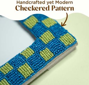 Folkulture Beaded Picture <b>Frame</b> for Wall or Tabletop | Candid <b>4x6</b> Aesthetic, Cute, Boho Unique Style Photo <b>Frame</b> - Product Image 5