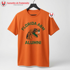 Camiseta Personalizada FAMU HBCU, Algodón Premium, Unisex, Estilo Urbano, Orgullo Universitario, Color Sólido, Ecológica, Transpirable - Product Image 1