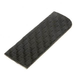 Étui à lunettes en cuir PU noir, forme rectangulaire, style simple et doux, pour lunettes - Product Image 1