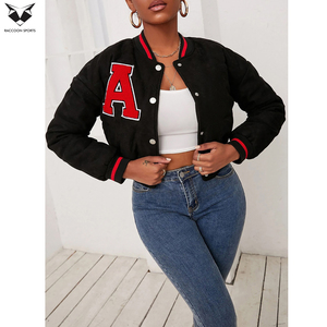 With Wholesale Rate Comfortable Unique Design Best Supplier Loose Fit <b>Long</b> Sleeve Outerwear College Baseball Varsity <b>Jackets</b> - Product Image 2