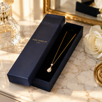 Boîte d'emballage personnalisée pour bijoux, boîte à bagues, étui pour collier et pendentif, organisateur de bracelets et joncs avec impression de logo, vente en gros, boîte cadeau
