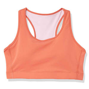 Soutien-gorge de sport dos nageur pour femme, col rond, maintien léger, 100 % coton écologique, sans couture, respirant, pour le yoga et les activités sportives - Product Image 5