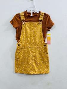 Conjunto de dos piezas de Tweed de algodón para niñas, conjunto de ropa para niños, ropa informal para vacaciones de invierno de verano, lote de existencias de 4 a 12 años, multicolor - Product Image 3