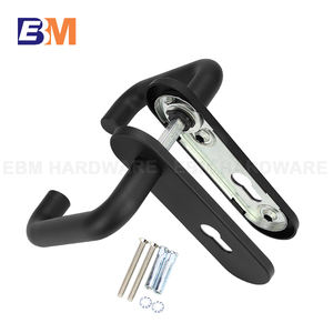 Nhiệm Vụ Nặng Nề 72/65 Mm Màu Đen Nylon Cửa Xử Lý Với Đôi Xi Lanh Chốt Cửa Lỗ Mộng <span class=keywords><strong>Lockset</strong></span> Cho Cháy Cửa Kết Hợp Khóa - Product Image 2