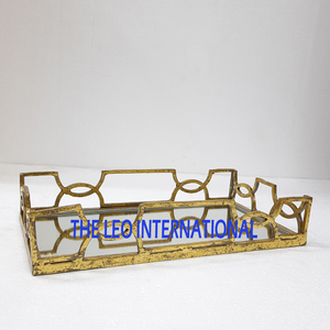 Directly Factory Wholesale Creative Serving Tray Rectangle Shape Luxury <b>Decorative</b> Wedding Food Fruit Serving Tray - Product Image 6