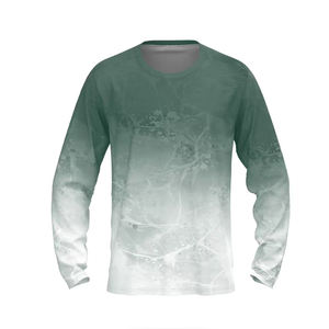 Camiseta de Manga Larga con Cuello en V para Hombre, Sublimada, de Alta Calidad, 100% Poliéster, 220 g/m², Transpirable, Ecológica, Informal, Personalizable - Product Image 2