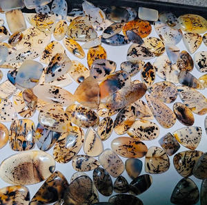 Montana Agate Cabochon หลวมผสมรูปร่างในทุกขนาดเรียบที่น่าตื่นตาตื่นใจ Montana Agate Cabochon อัญมณีหลวมทำสำหรับเครื่องประดับ - Product Image 2