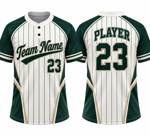 Camiseta de Béisbol Personalizada de Talla Grande con 2 Botones, Uniforme de Equipo para Hombres Altos y Corpulentos, Manga Corta, Impresa, Transpirable, Venta al Por Mayor OEM - Product Image 1