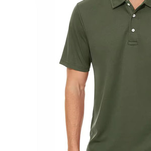 Camiseta para Hombre OEM ODM, Ligera, Transpirable, 100% Algodón, Manga Corta, Informal, para Golf, MOQ Bajo, Logotipo Personalizado, Fabricante - Product Image 5