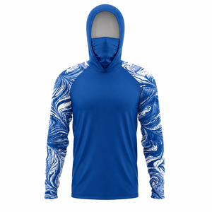 Chemise de pêche pour homme performante à capuche et manches longues, vêtements d'extérieur, fabricant de vêtements personnalisés - Product Image 2