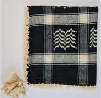Shemagh, foulard arabe pour la tête et le cou, doux et confortable, Keffiyah, 140cm x 140cm